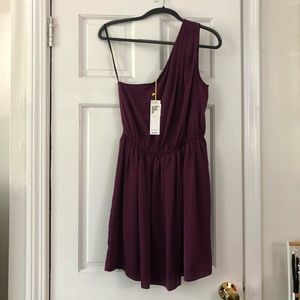 BCBG One Shoulder Cocktail Dress